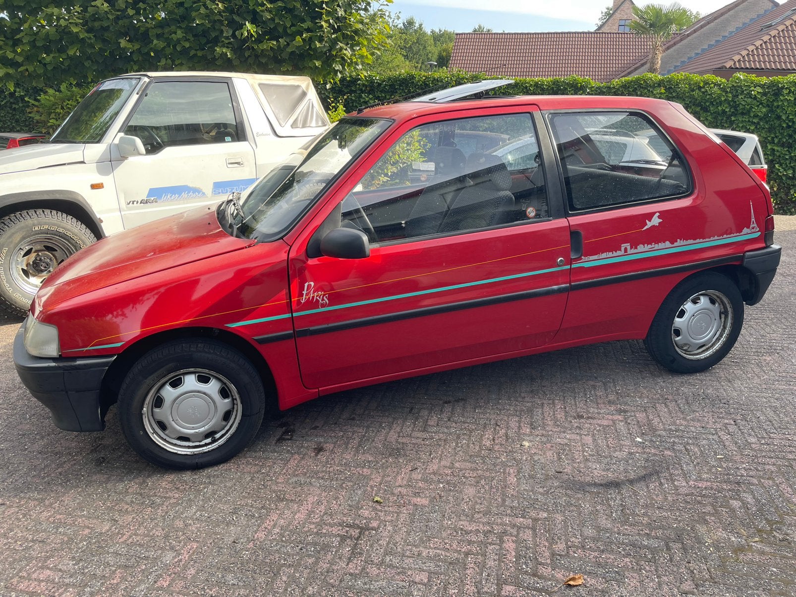 106 XN 1.0i Toit ouvert/anceitre ! ! ! ! !, Autos, Peugeot, Rouge, Achat, Entreprise, Boîte manuelle