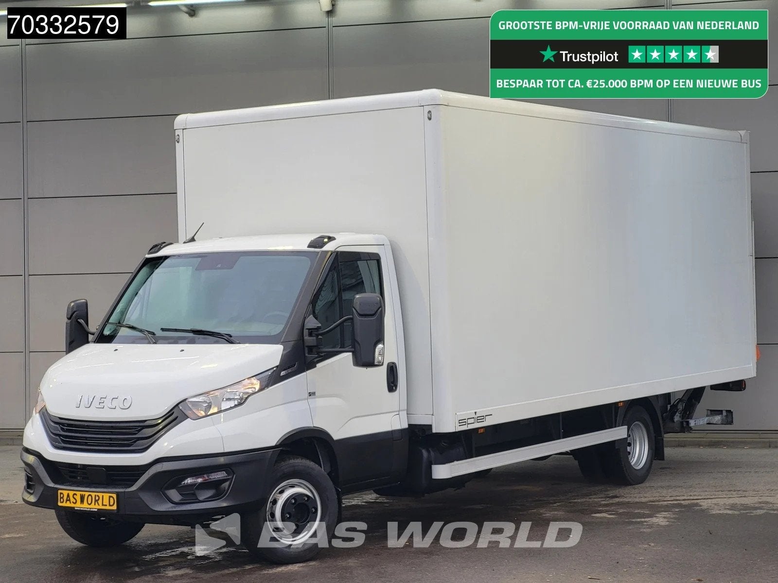 Iveco Daily 72C21 3.0L Automaat 1000KG Laadklep Luchtvering, Achat, Euro 6, Entreprise, 3920 kg