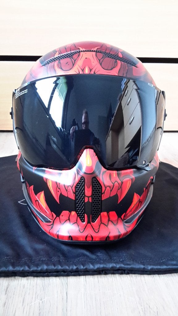 Casque Ruroc ATLAS. 2.0 Carbon, Motos, Vêtements | Casques de moto, Autres marques, Seconde main, Enlèvement ou Envoi, Casque intégral