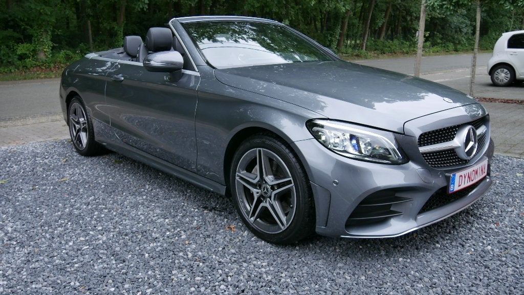 MERCEDES C200 CABRIO AMG AUTOMAAT 2023 26DKM 12M GARANTIE, Auto's, Automaat, Achterwielaandrijving, 170 g/km, Cabriolet