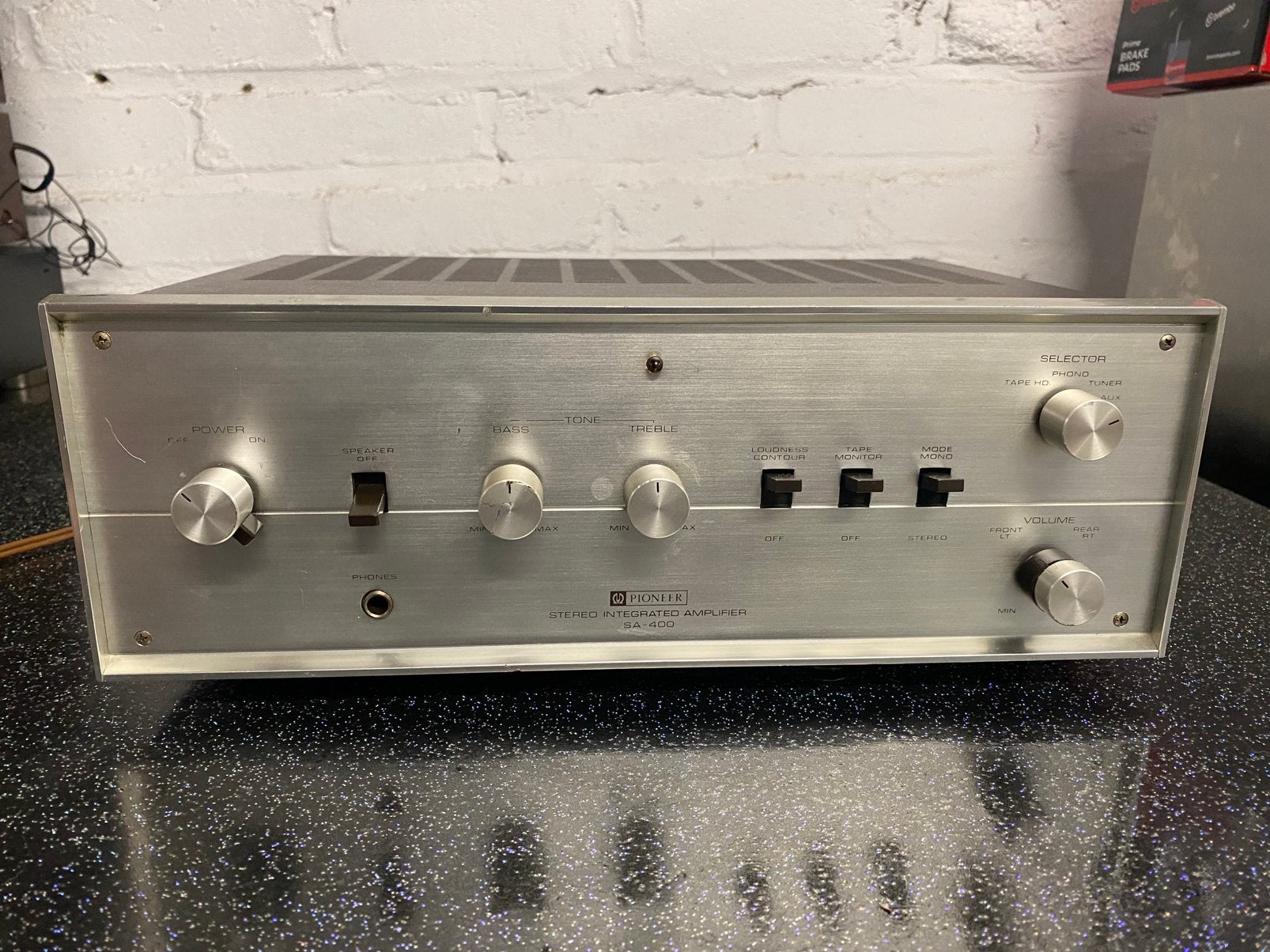 Pioneer SA-400 Vintage versterker, Audio, Tv en Foto, Buizenversterker, Ophalen, Versterker