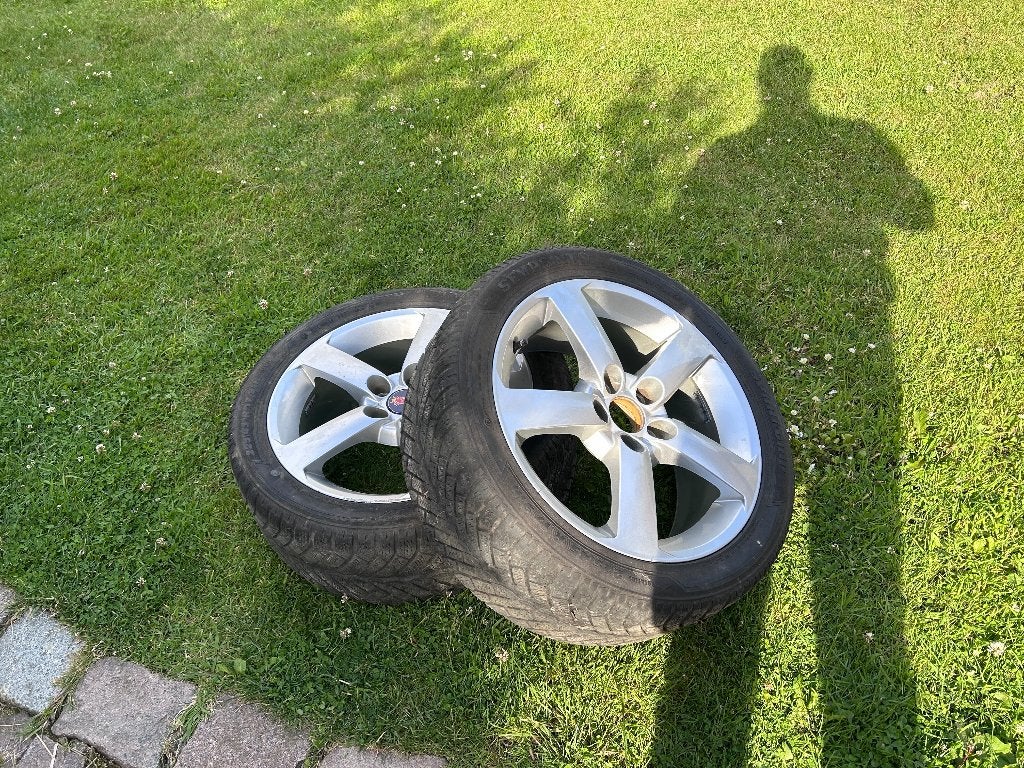 Saab alu 45 5 spoke vector velgen, Auto-onderdelen, Ophalen, Gebruikt, Banden en Velgen, 17 inch