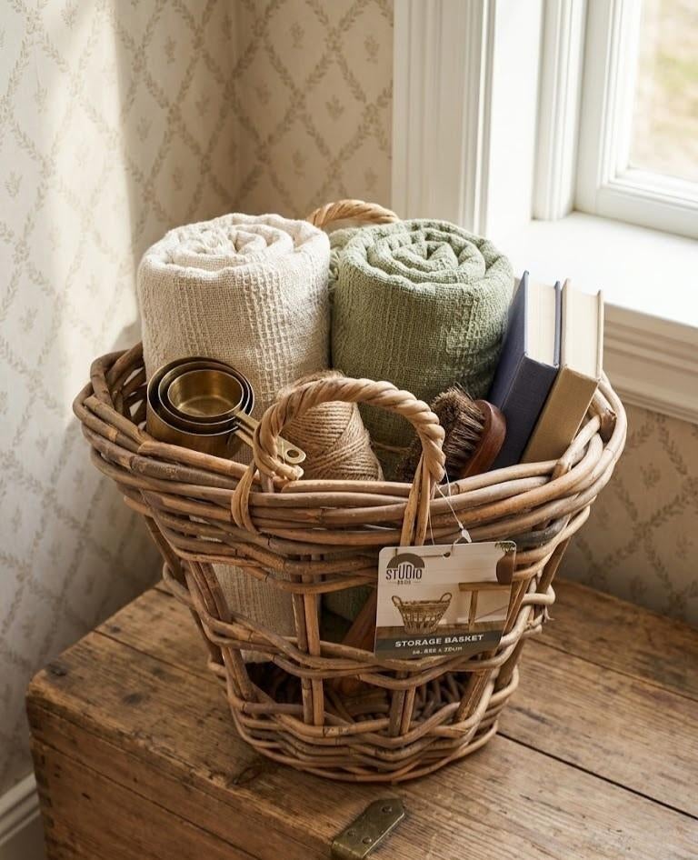 LOT 24 Paniers Rangement Osier NEUFS - 80€ le tout (Prix Pro, Enlèvement ou Envoi, Bois, Panier