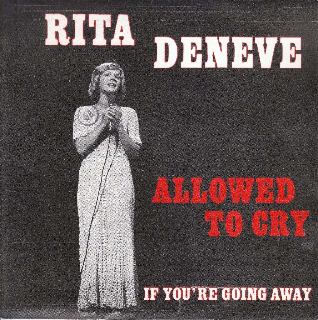 Engelstalige single van Rita Deneve: Allowed to cry, Cd's en Dvd's, Verzenden, Pop