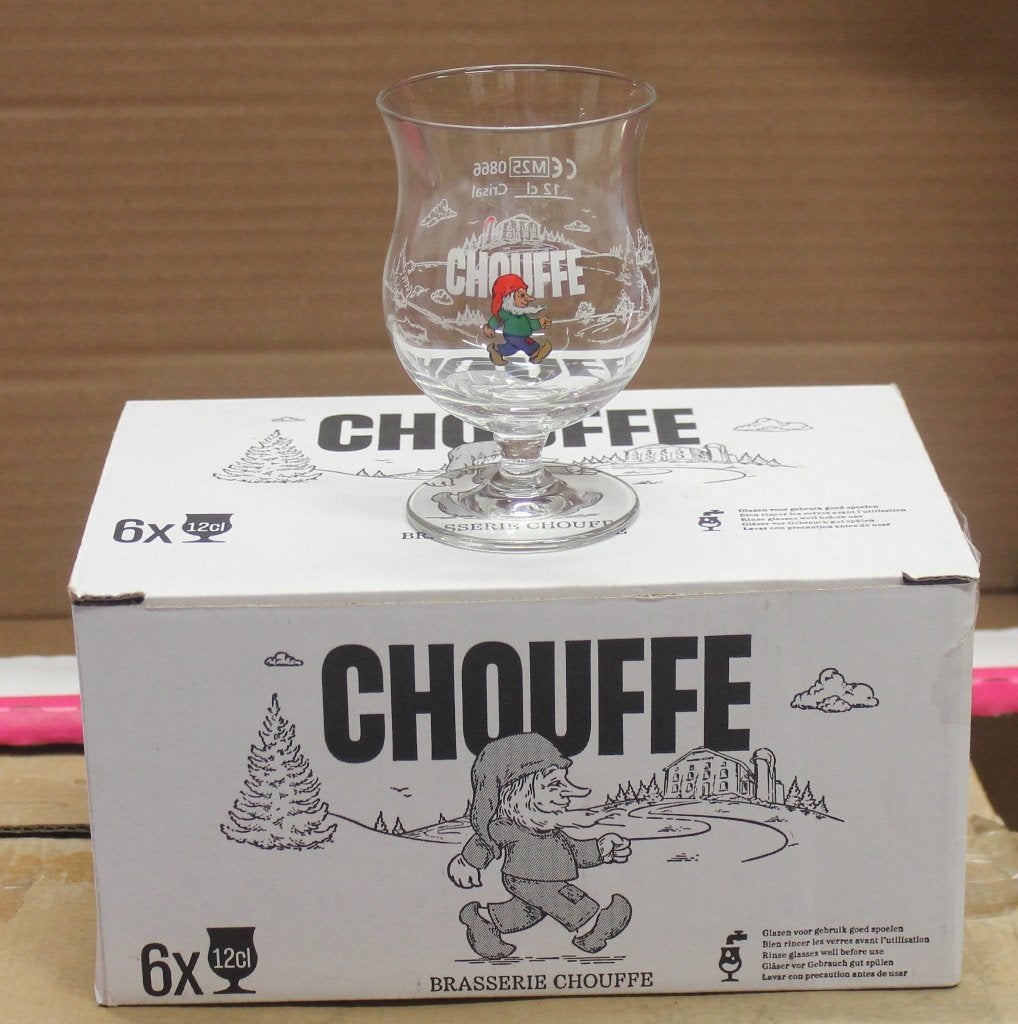 6 GLAASJES LA CHOUFFE  12 CL  LAATSTE UITGAVE, Ophalen of Verzenden, Nieuw