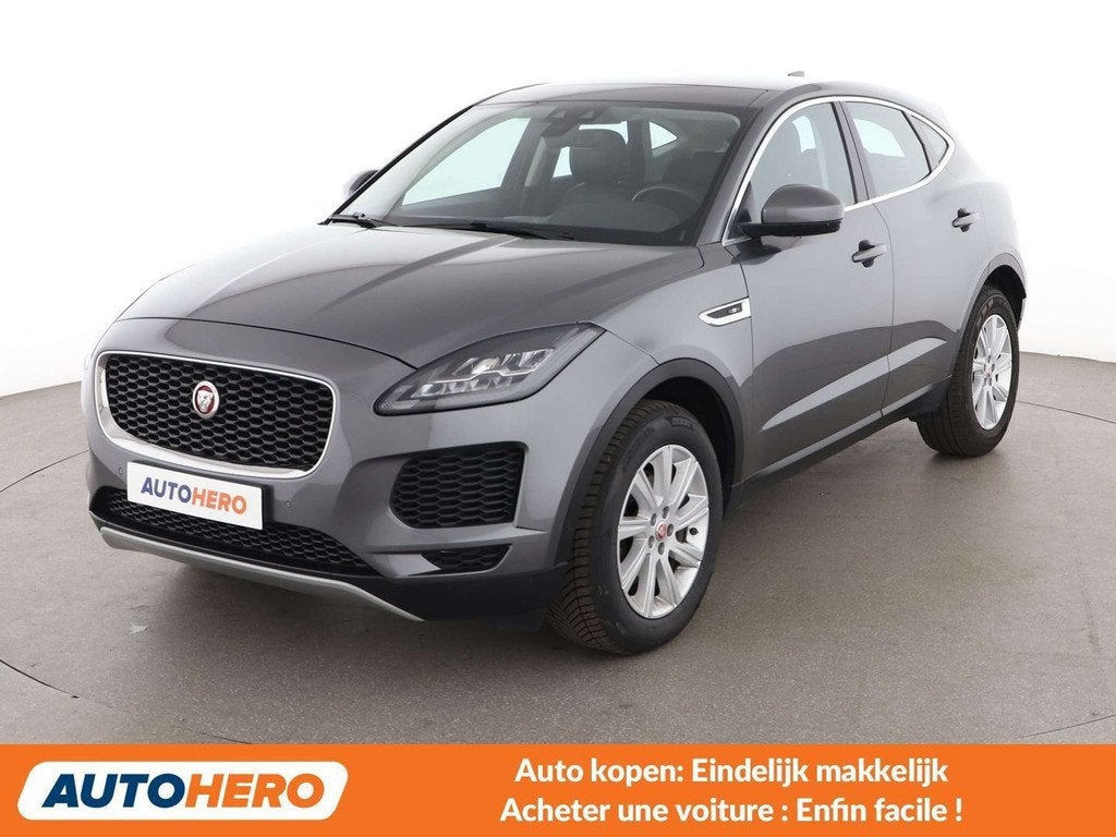 Jaguar E-Pace D150 S AWD (bj 2018, automaat), Auto's, Jaguar, Automaat, Gebruikt, Lichtsensor, Leder
