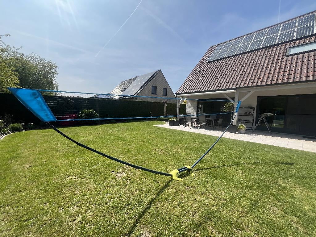Volleybalnet/badminton net, Sport en Fitness, Volleybal, Ophalen, Zo goed als nieuw, Bal