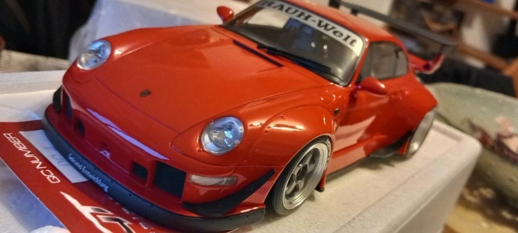 1/18 Porsche 993 RWB Rauh-Welt Begriff GT Spirit ZM045, Ophalen of Verzenden, Nieuw, Auto, Overige merken