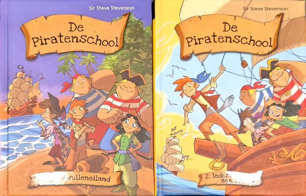 De Piratenschool (Het Kwalleneiland & Iedereen aan boord), Sir Steve Stevenson, Fictie algemeen, Ophalen of Verzenden, Zo goed als nieuw