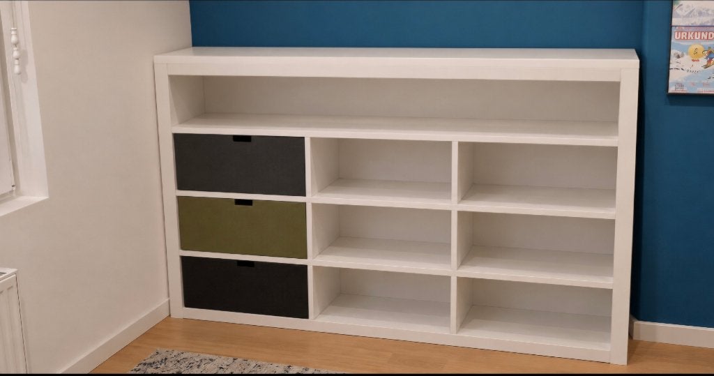 Wandkast bopita, Ophalen, Nieuw, Met lade(s)