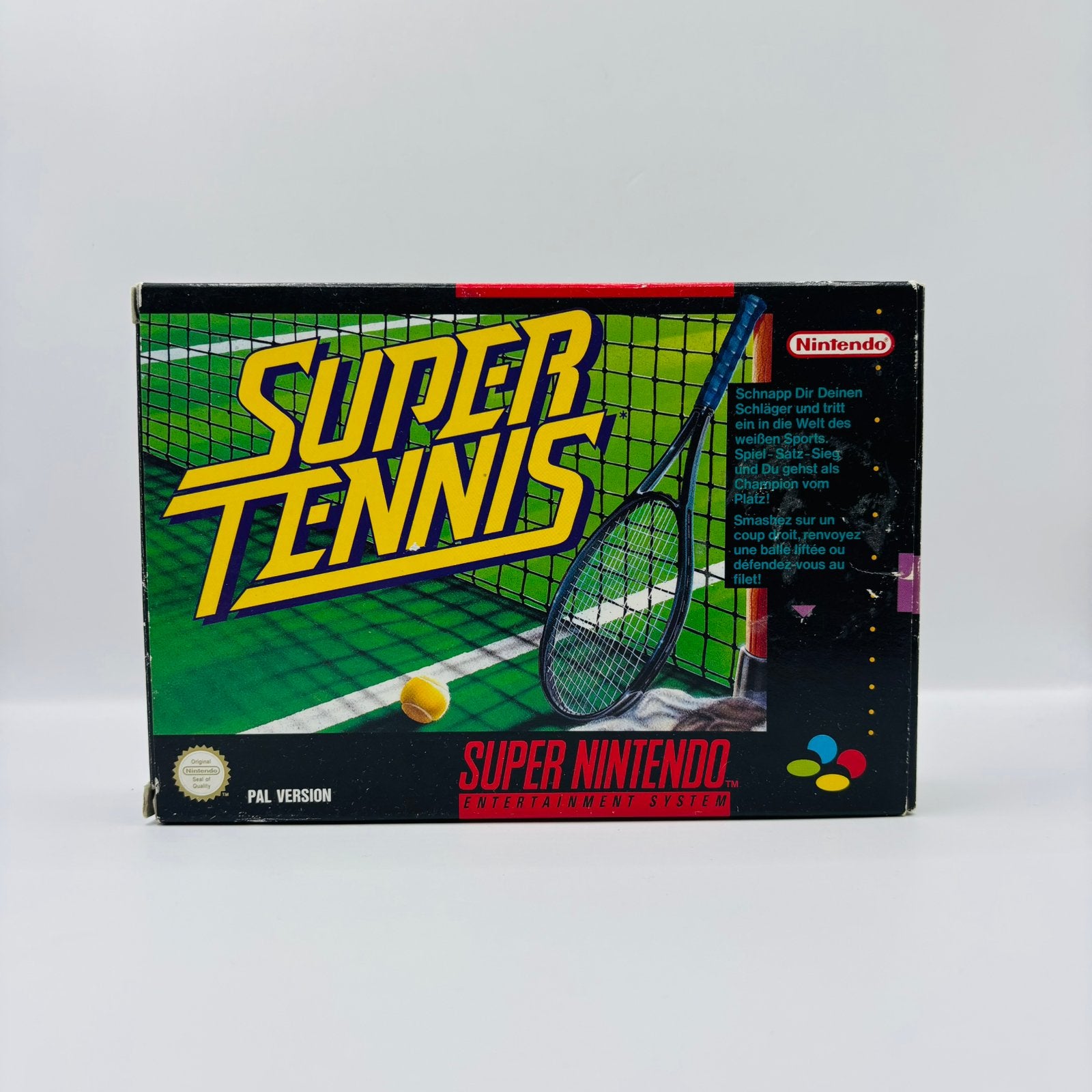 Super Tennis Super Nintendo, Consoles de jeu & Jeux vidéo, Enlèvement ou Envoi, Comme neuf, Sport, À partir de 3 ans