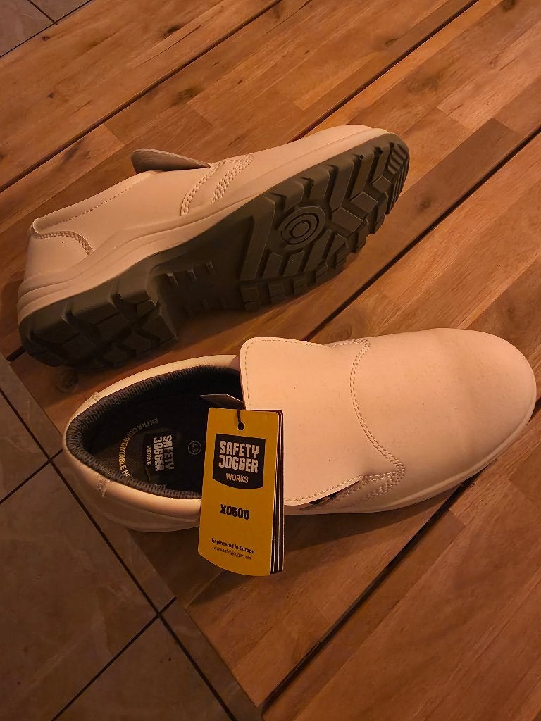 Veiligheids schoenen wit nieuw ( 43), Doe-het-zelf en Bouw, Veiligheidskleding, Ophalen, Nieuw