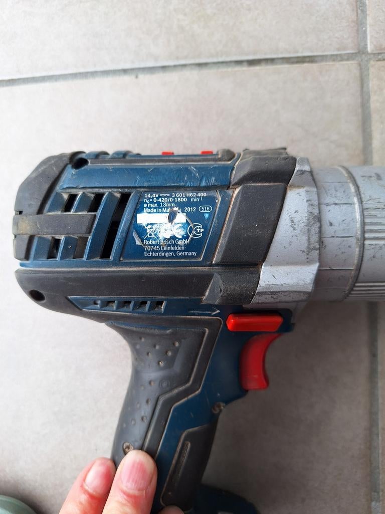 Bosch GSB 14.4 VE-Li., Bricolage & Construction, Outillage | Foreuses, Utilisé, Foreuse et Perceuse, Mécanisme de percussion, Vitesse variable