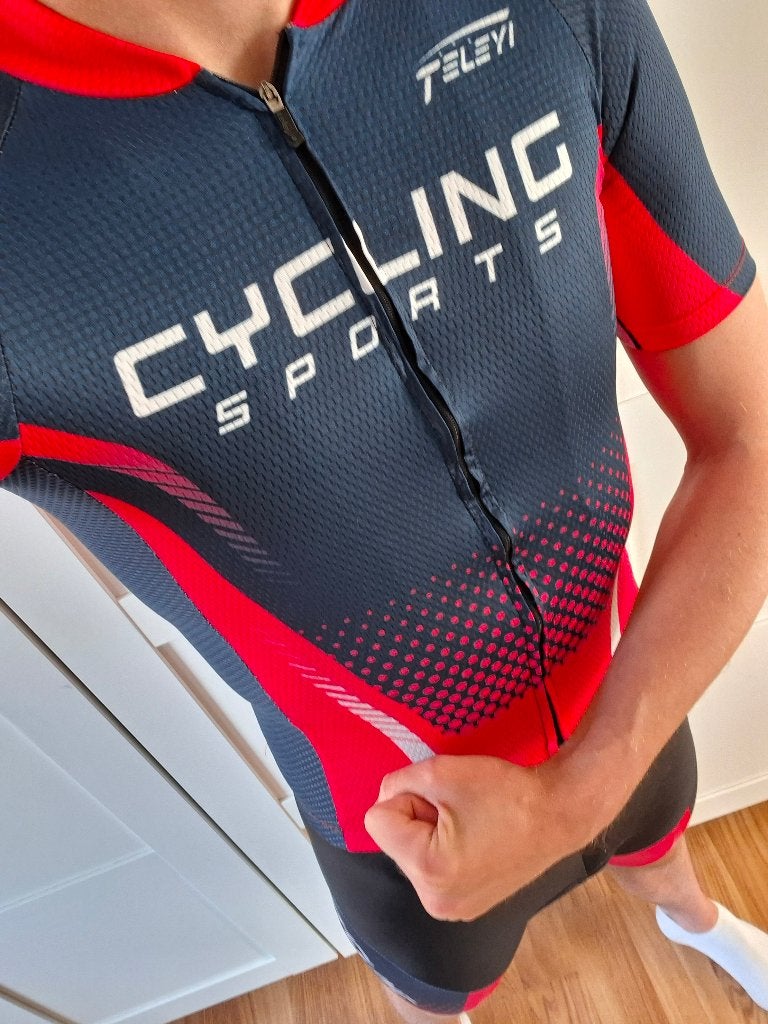 Wielrenpak maat XS, Kleding | Heren, Sportkleding, Verzenden, Zo goed als nieuw, Maat 46 (S) of kleiner, Hardlopen of Fietsen