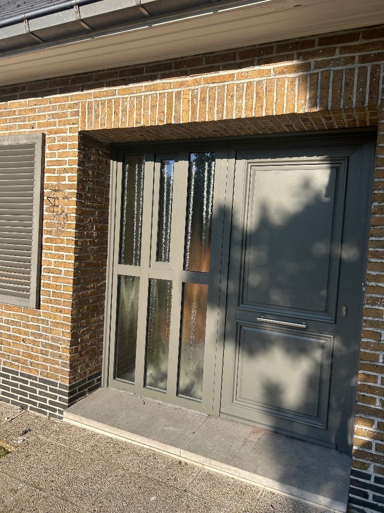 Geïsoleerde voordeur, Doe-het-zelf en Bouw, Ophalen, Zo goed als nieuw, Kunststof, Buitendeur