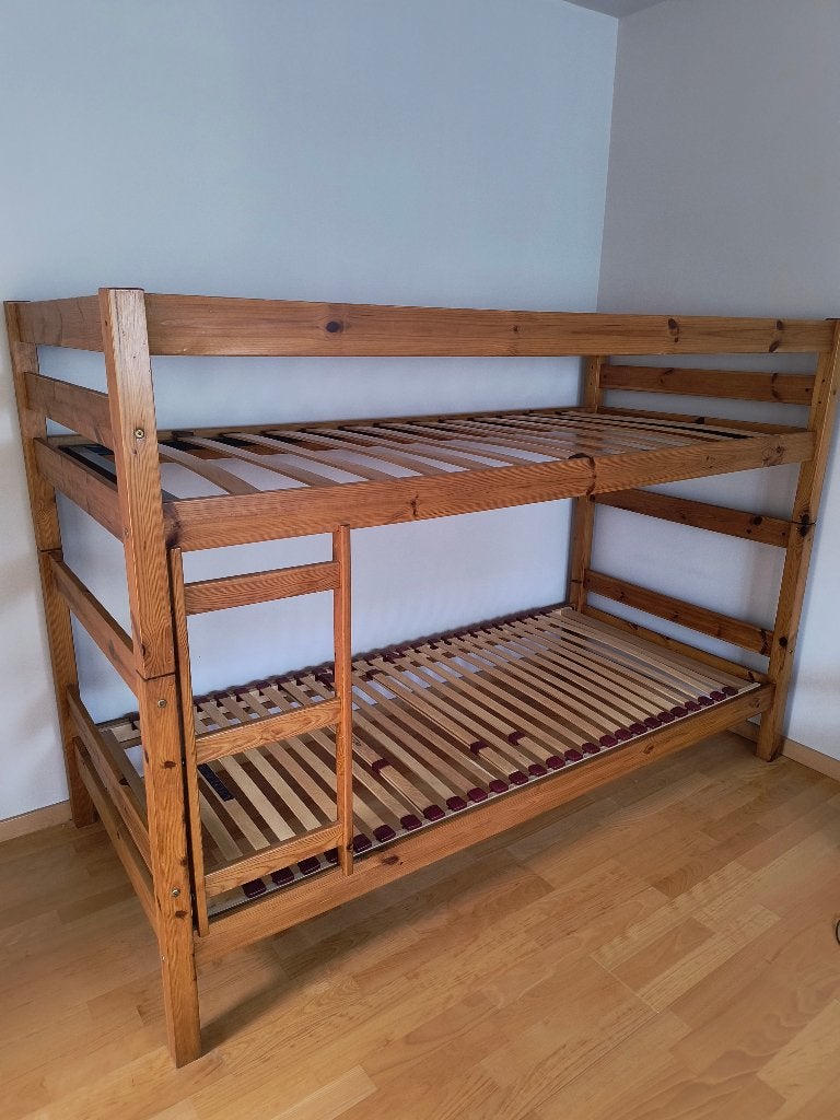 Houten stapelbed inclusief lattenbodem, Ophalen, Gebruikt, Stapelbed