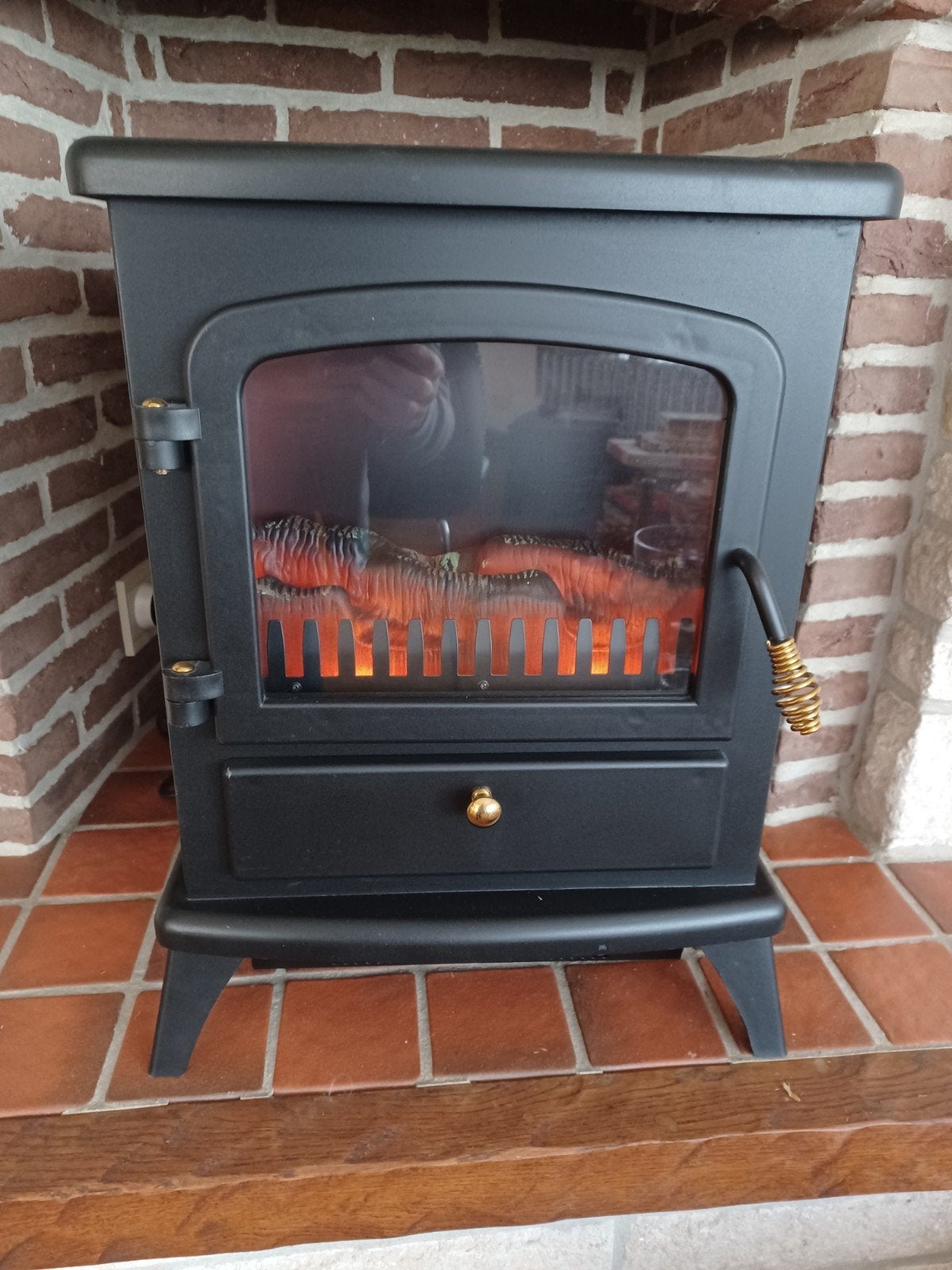 electrische verwarmingskacheltje tot 1800w, Ophalen, 30 tot 80 cm, Kachel, Minder dan 60 cm