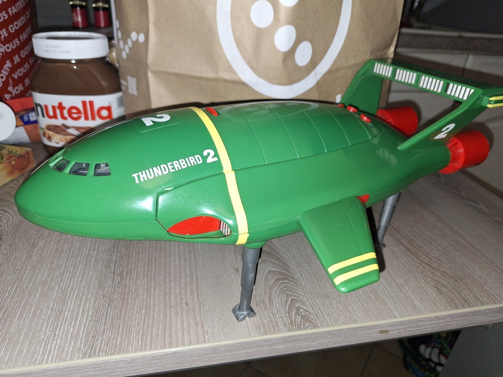 Thunderbirds vliegtuig met werkend geluid 1992, Verzamelen, Poppetjes en Figuurtjes, Ophalen of Verzenden