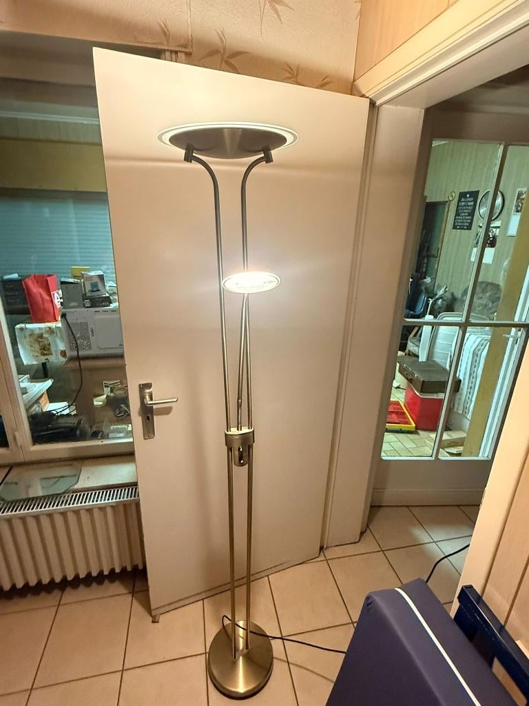 staande lamp, Huis en Inrichting, Ophalen, Gebruikt, Metaal, Klassiek