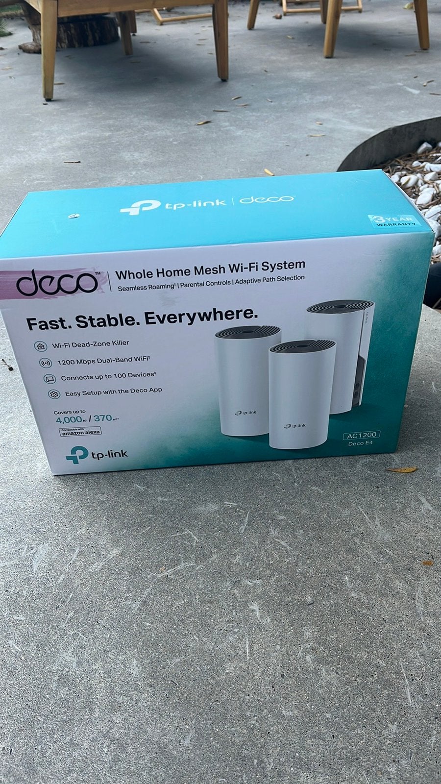 TP-Link Deco E4 (paquet de 3), Informatique & Logiciels, Amplificateurs wifi, Enlèvement
