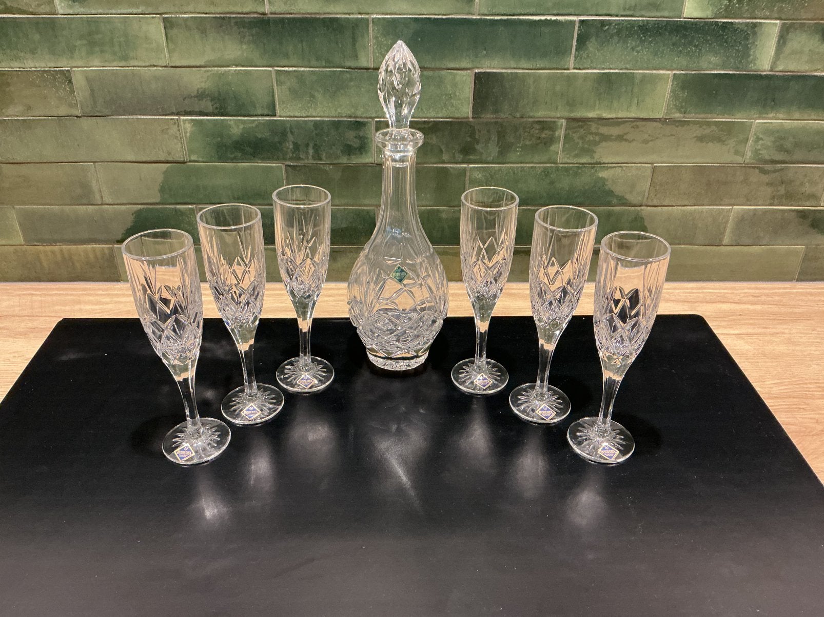 Bohemia kristal, karaf, Antiek en Kunst, Ophalen of Verzenden