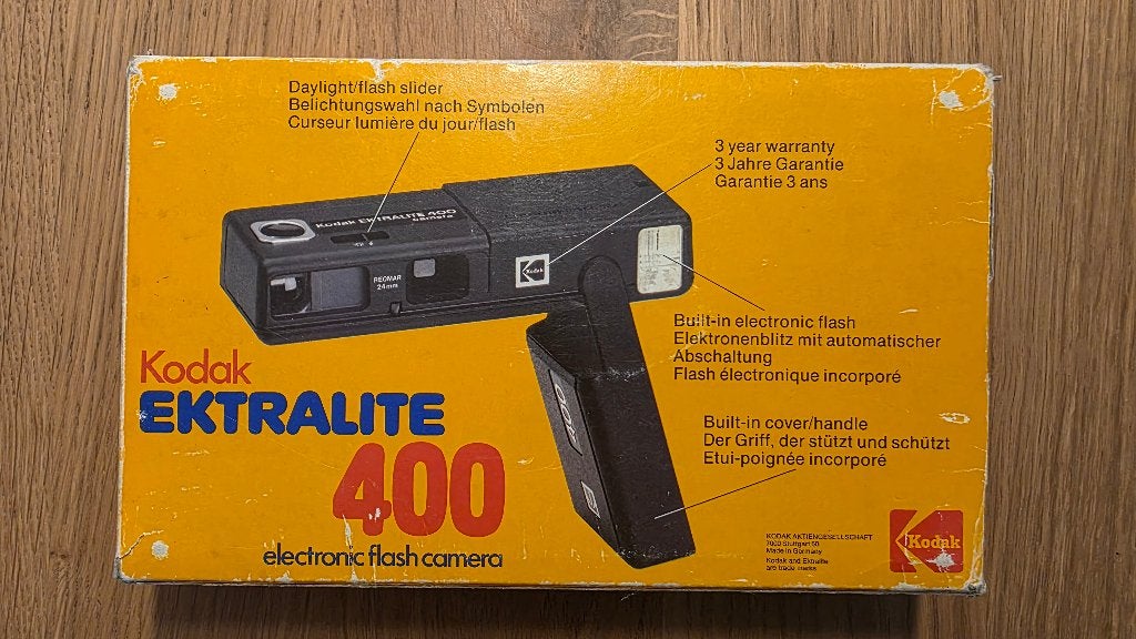 Kodak EktraLite 400, Audio, Tv en Foto, Ophalen of Verzenden, Gebruikt, Compact, Kodak