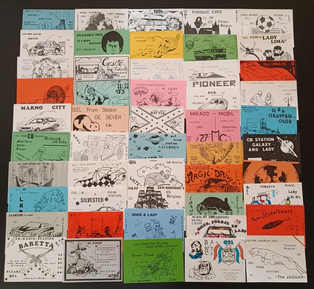 Collection de cartes QSL., Enlèvement, Comme neuf