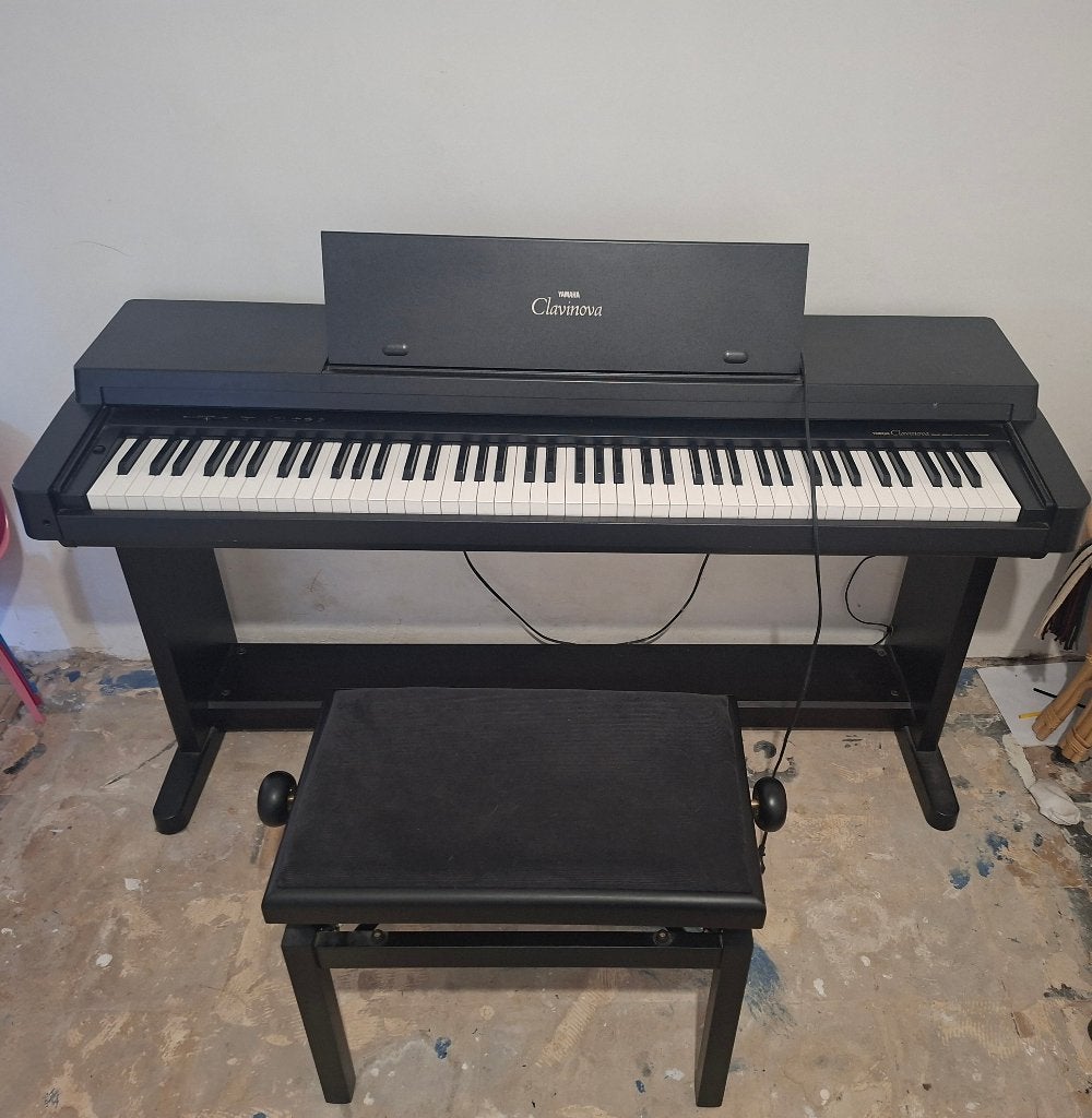 Piano Yamaha Clavinova CLP-350 avec siège, Musique & Instruments, Pianos, Enlèvement, Utilisé, Noir, Piano