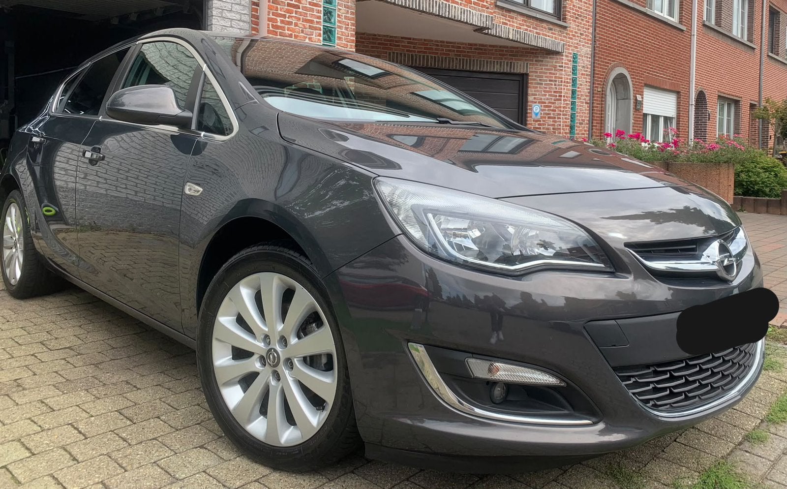 Opel Astra J 1.4 Turbo Benzine Automaat – 2012, Auto's, Euro 5, Zwart, Leder en Stof, 5 deurs