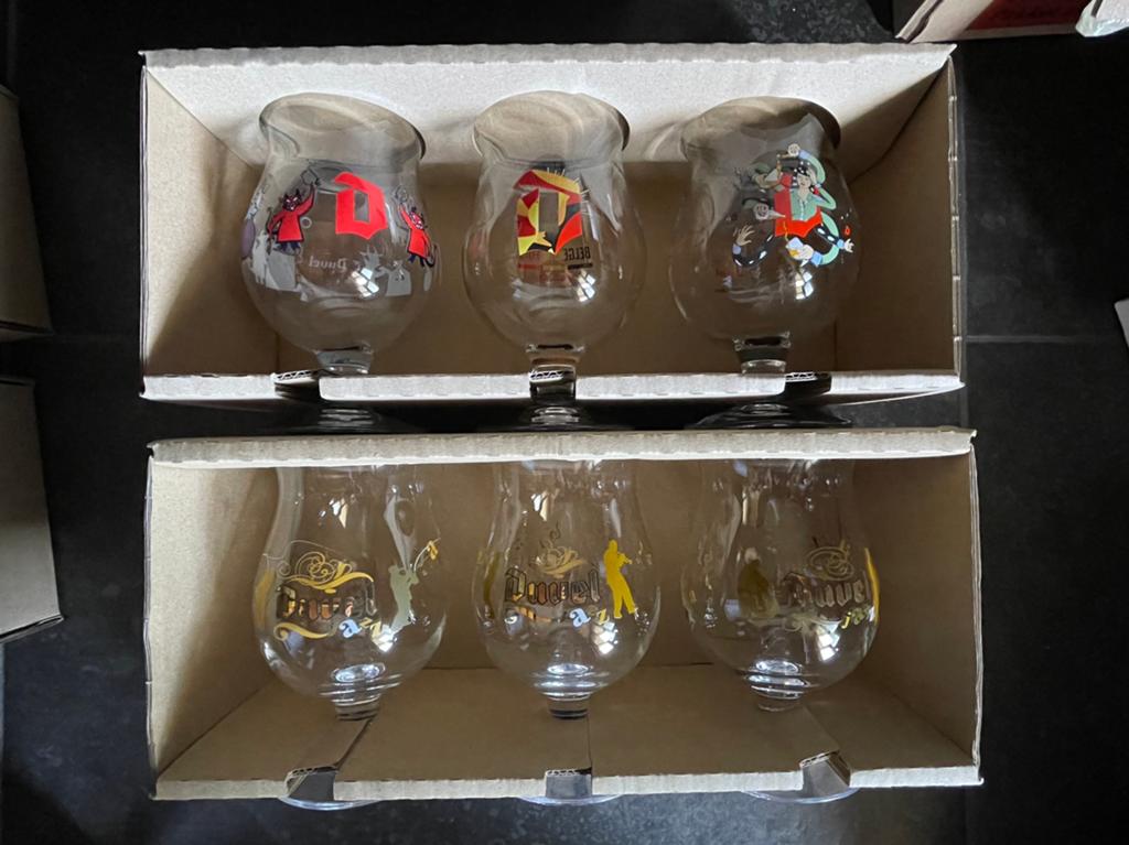 Vele duvel glazen voor kleine prijzen, Collections, Verres & Petits Verres, Enlèvement ou Envoi, Comme neuf