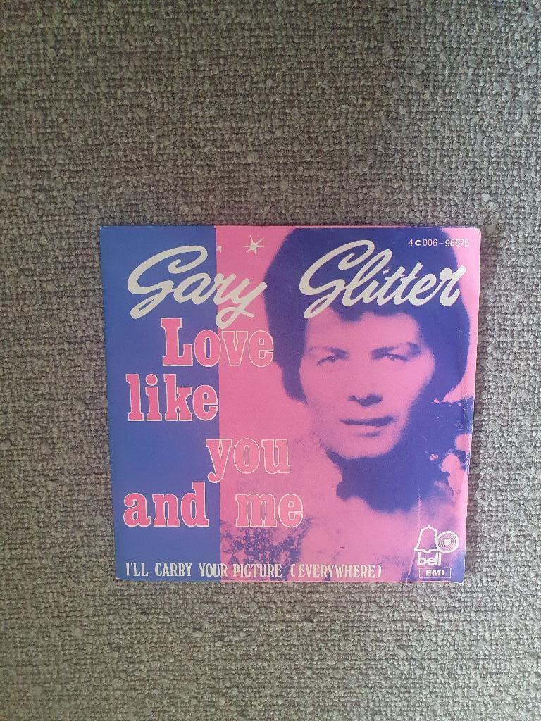 S - Gary Glitter – Love Like You And Me - 1975, Cd's en Dvd's, 7 inch, Single, Ophalen of Verzenden, Pop