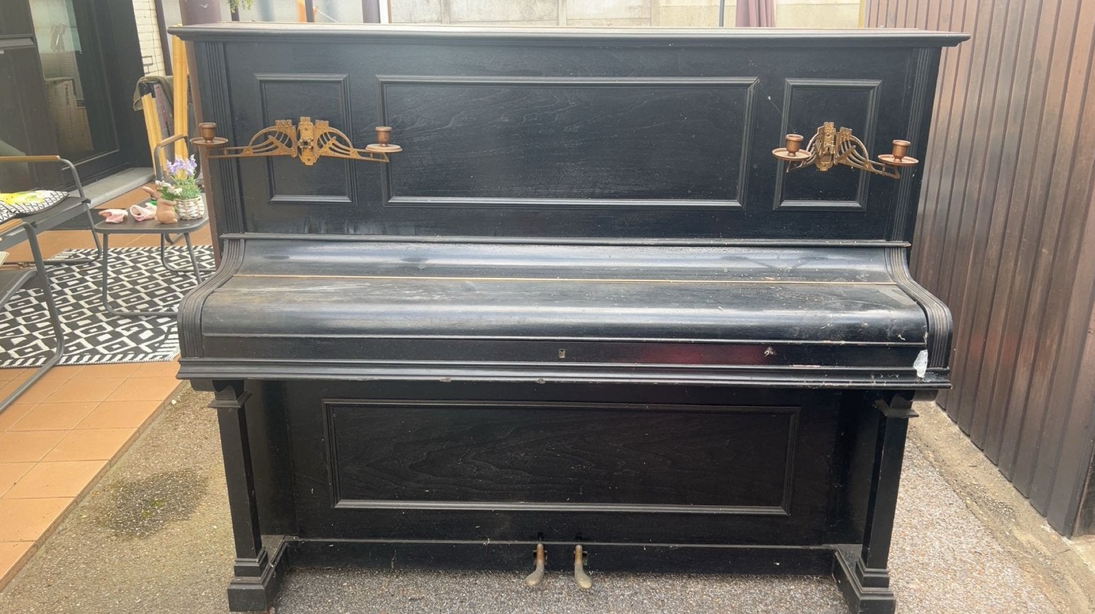 Antieke Erard piano – restauratieproject, Enlèvement, Utilisé, Noir, Piano