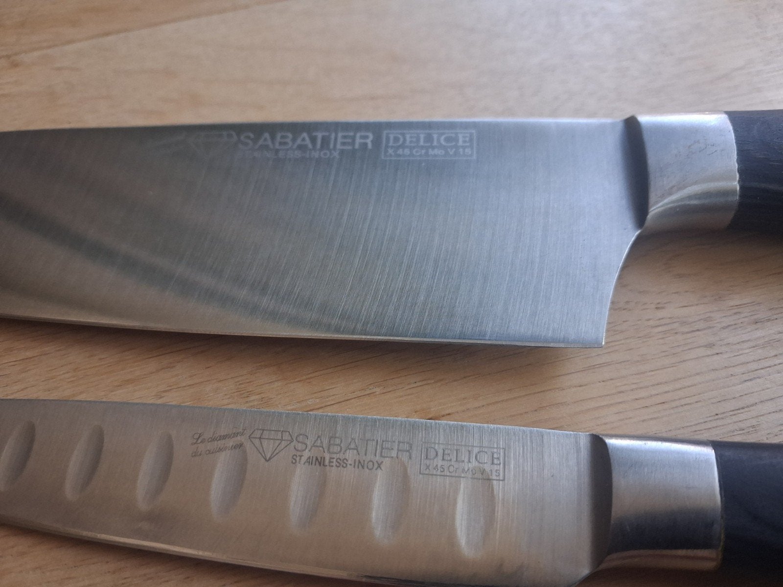 Ensemble de 2 couteaux de cuisine Diamant Sabatier Délice, Enlèvement ou Envoi, Bois