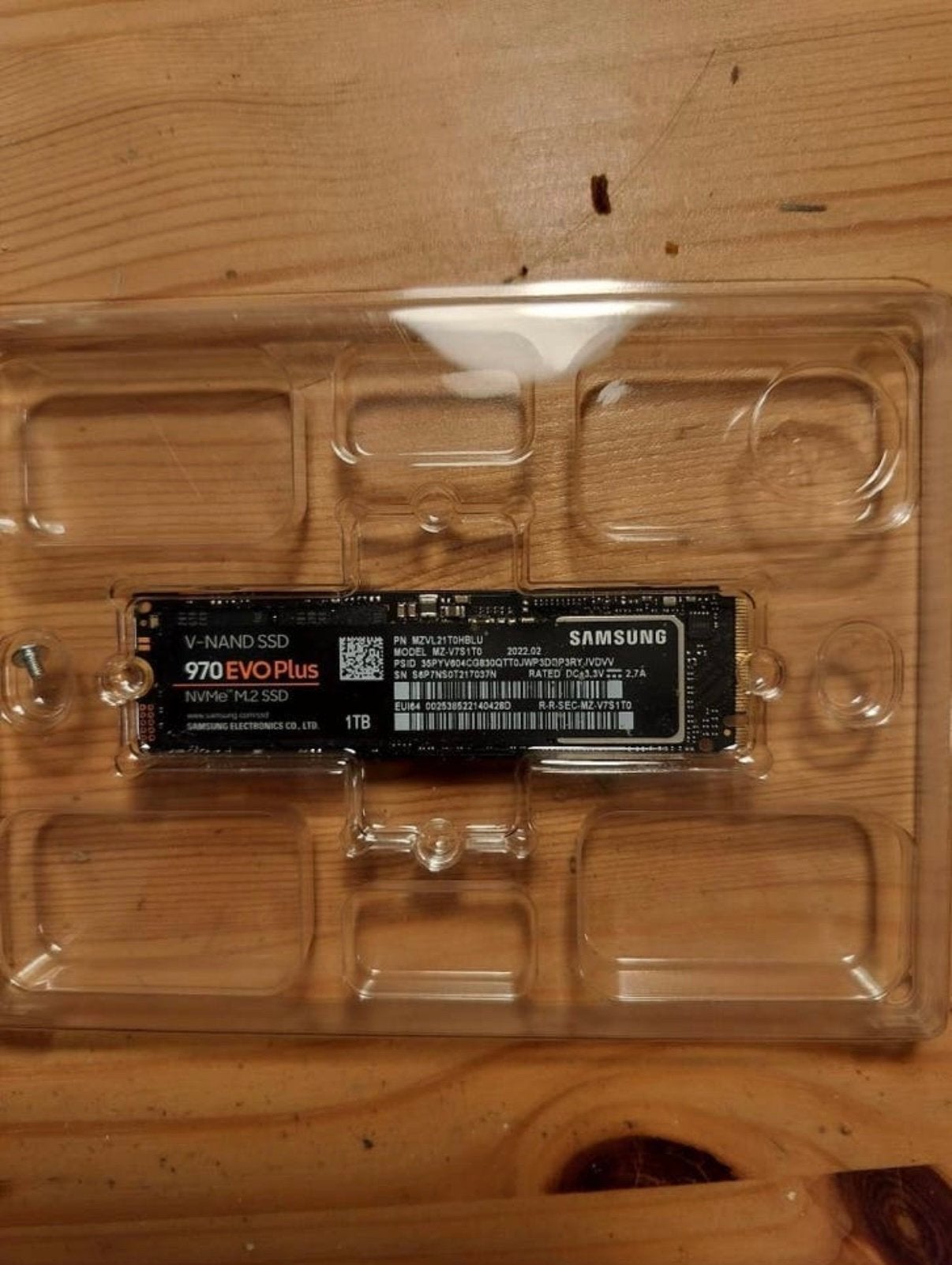 Samsung 970 EVO Plus 1TB M.2 NVMe SSD – 100% Health, Enlèvement, Comme neuf, SSD