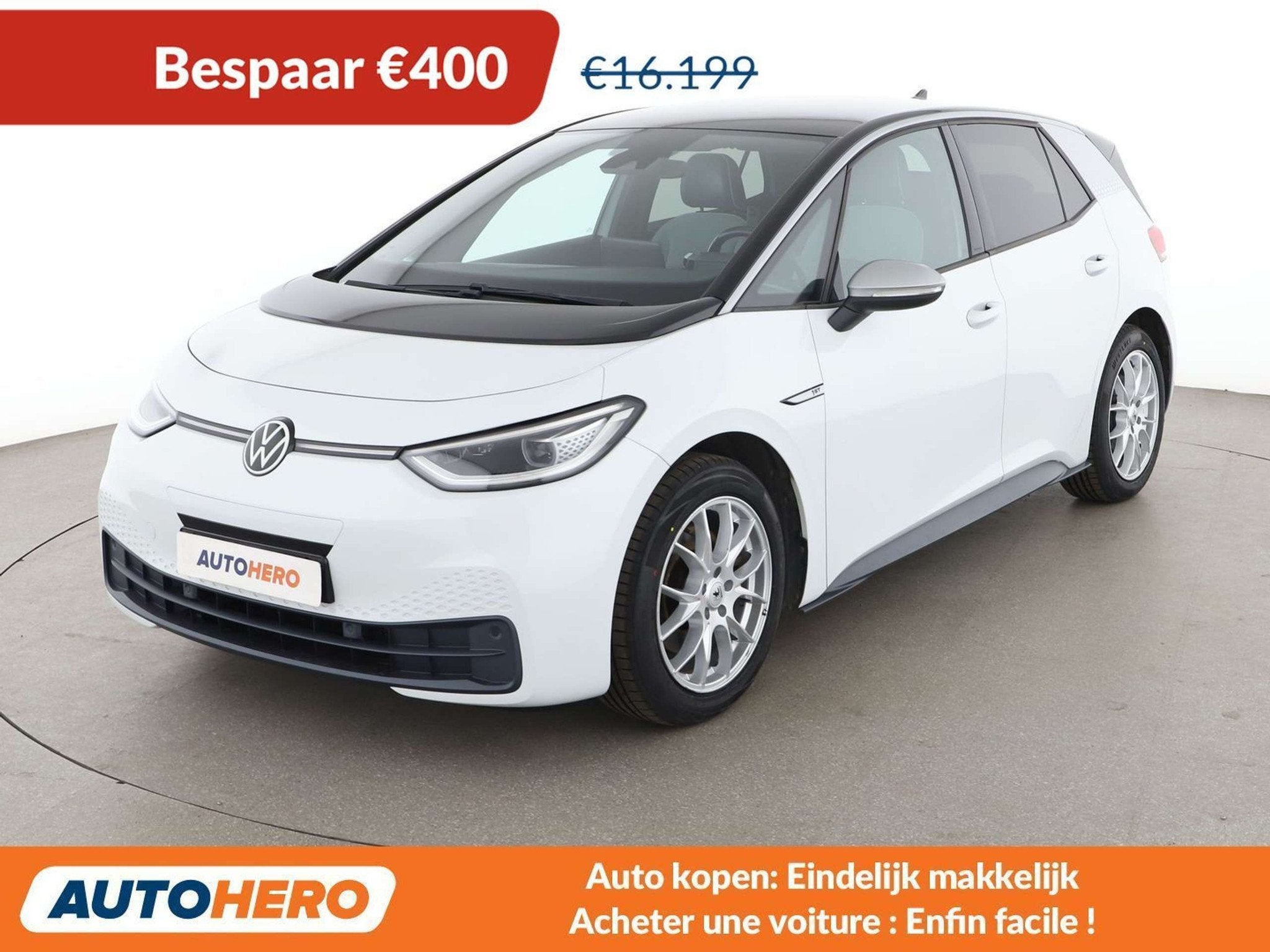 Volkswagen ID.3 electric drive 150 kW 1st Plus Pro Performan, Auto's, Volkswagen, Automaat, Gebruikt, Wit, Elektrisch