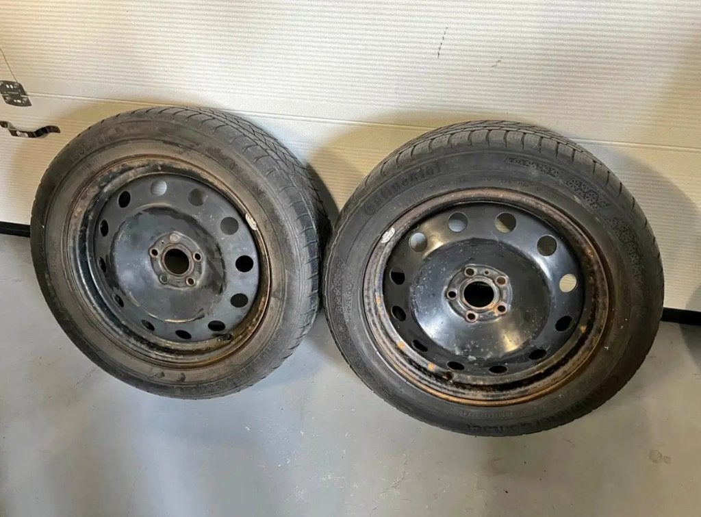 2 jantes acier 17 pouces Renault (5x108), Enlèvement, Utilisé, Renault