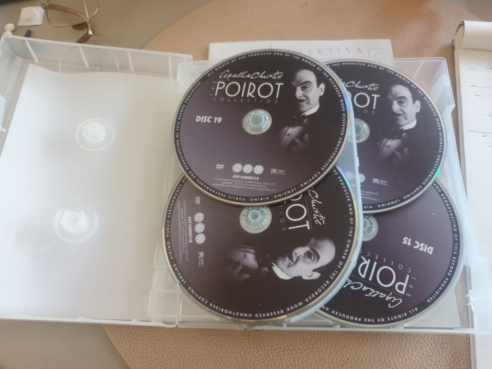 DVD de la collection Poirot, Détective et Thriller, Anglais, Enlèvement, Néerlandais