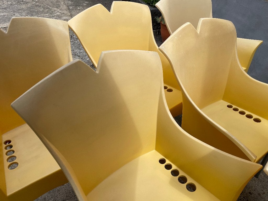 7 tuinstoelen, Jardin & Terrasse, Chaises de jardin, Enlèvement, Utilisé, Synthétique
