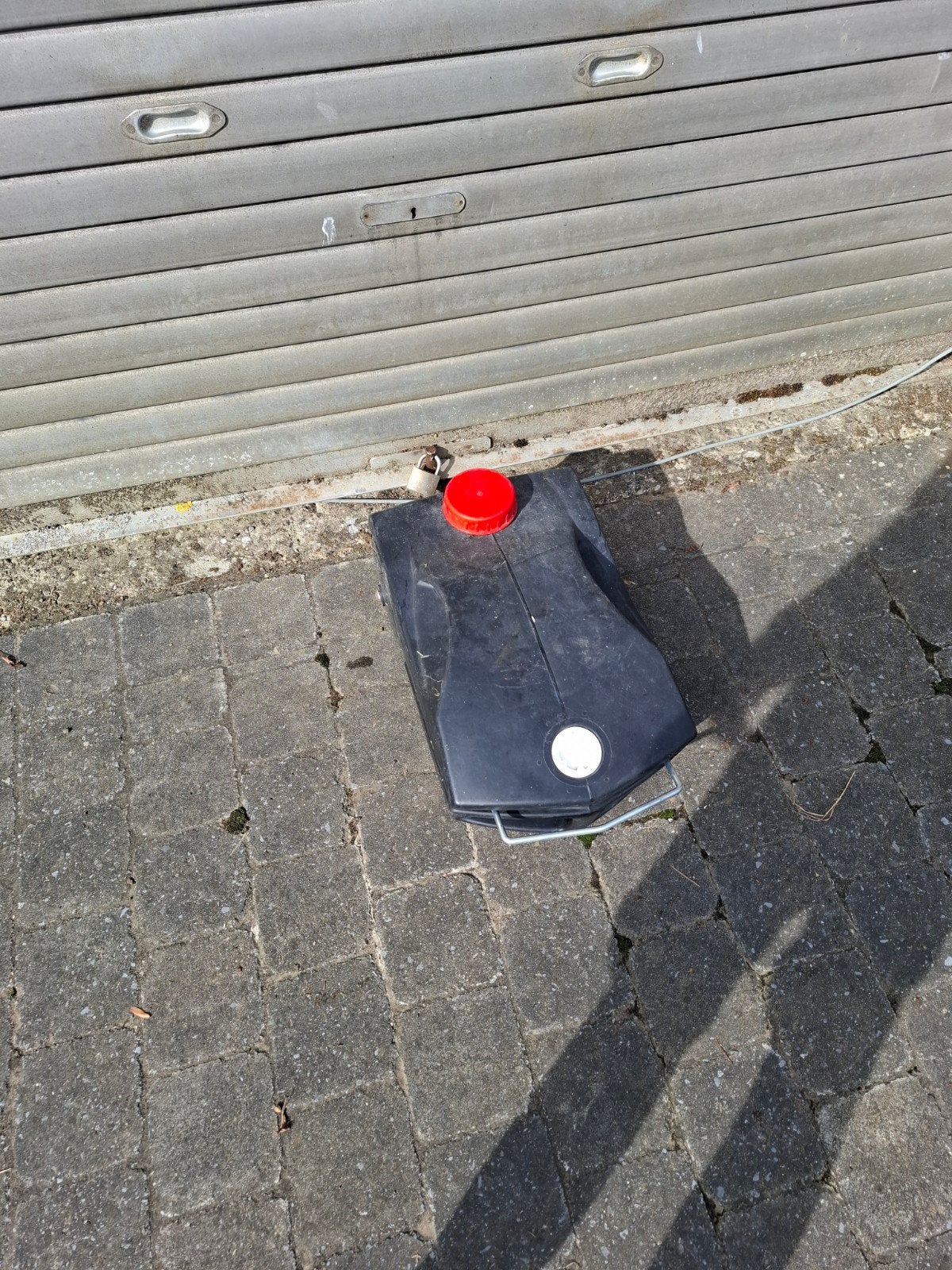 bac récupérateur eau, Enlèvement