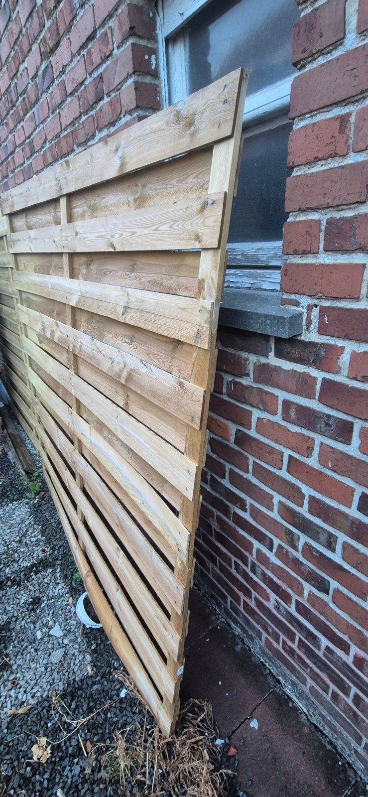 houten schutting, Tuin en Terras, Ophalen, Nieuw, Overige materialen
