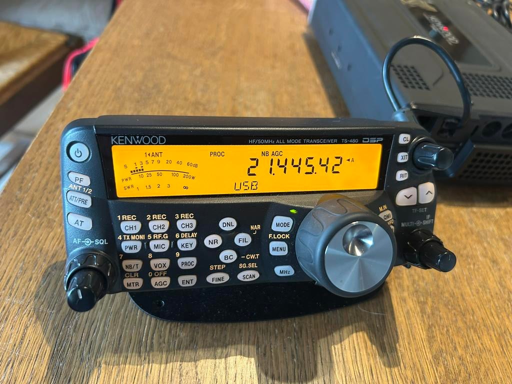 kenwood ts-480HX 200Watt, Telecommunicatie, Ophalen of Verzenden, Zo goed als nieuw