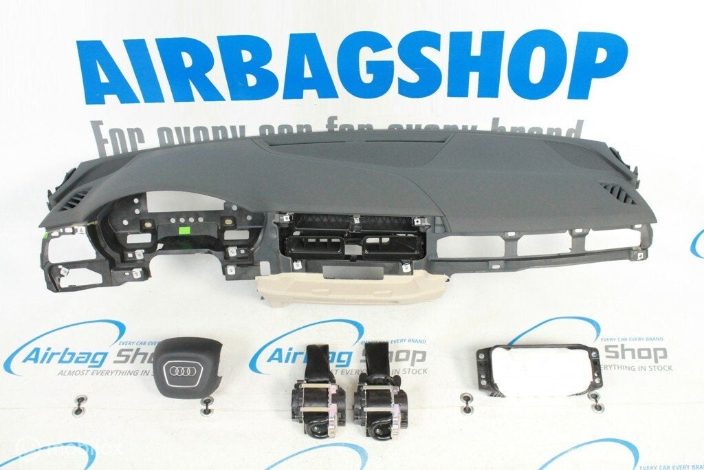 Airbag kit - Tableau de bord 4 branche gris beige Audi A4 8W, Enlèvement ou Envoi, Utilisé