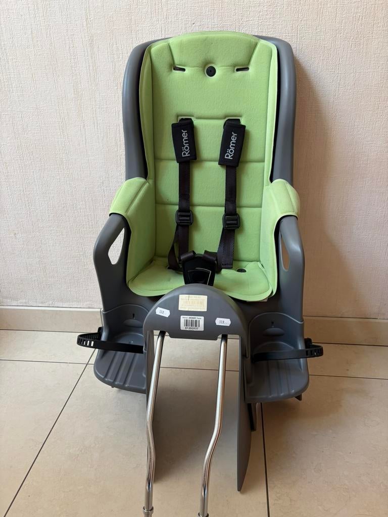 Fietsstoel Römer Britax achter met slaapstand NIEUW, Fietsen en Brommers, Ophalen, Achterzitje, Voetsteuntjes, 9 t/m 18 kg