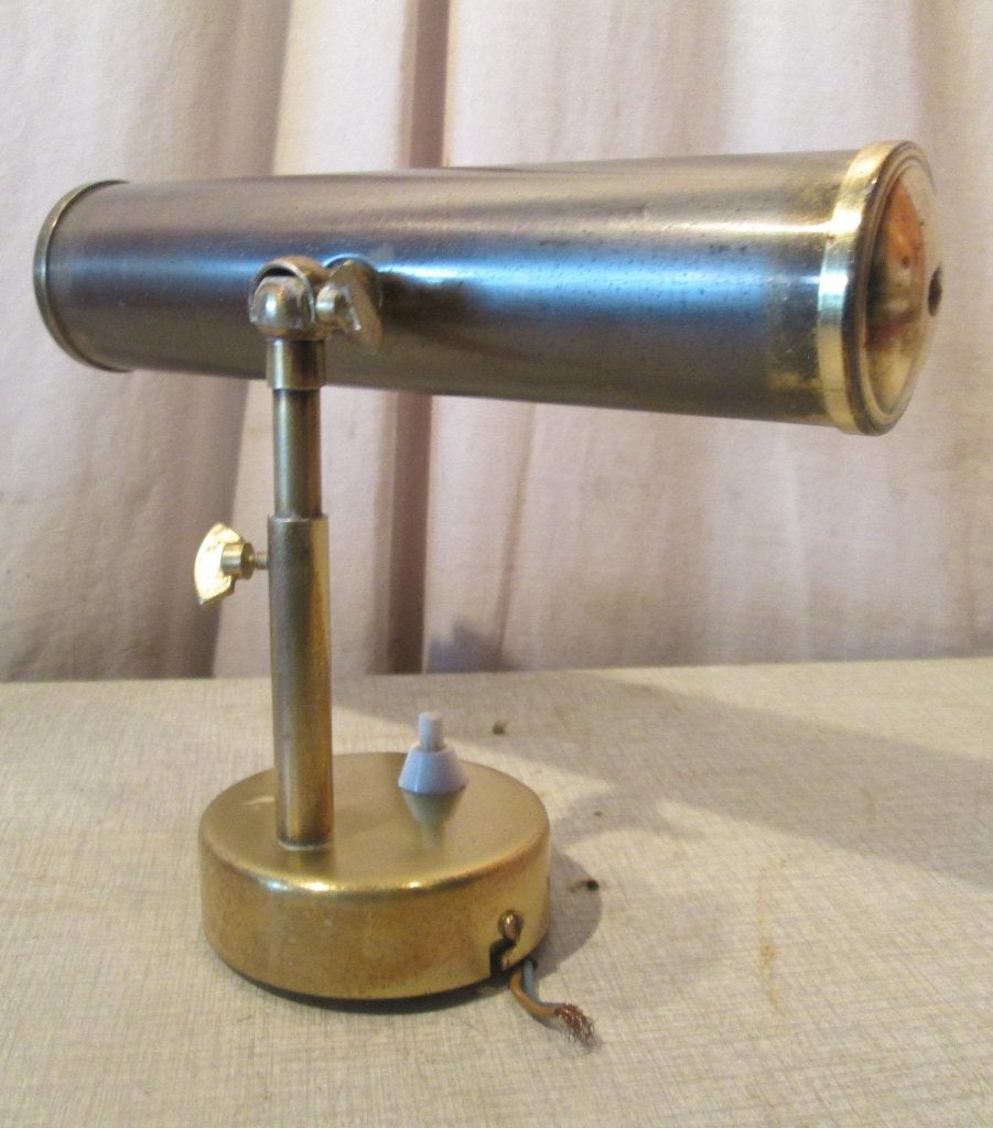 Prima Retro Metaal-koperen Bureaulamp, Ophalen of Verzenden, Huis en Inrichting