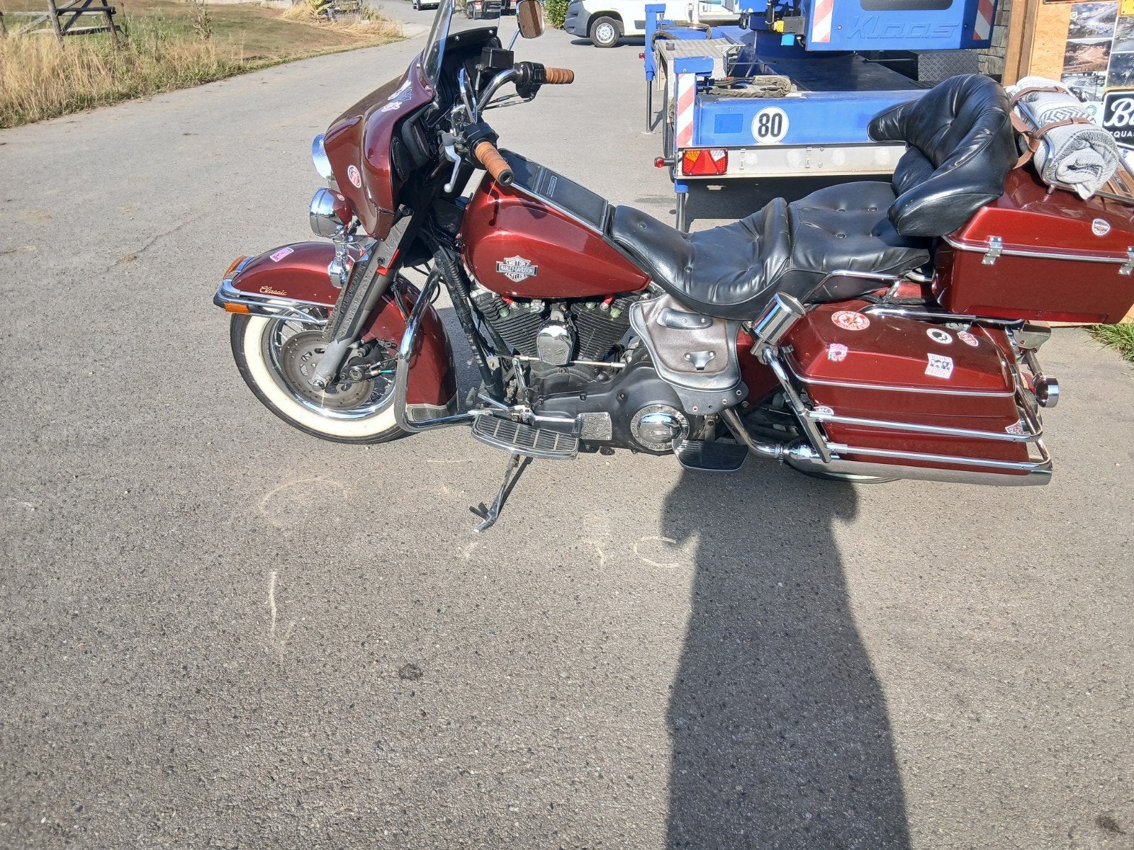 Harley davidson Electra glide Classic FLHTC DE 1987 !, Motos, Permis Moto A, Occasion, Plus de 35 kW, 2 cylindres