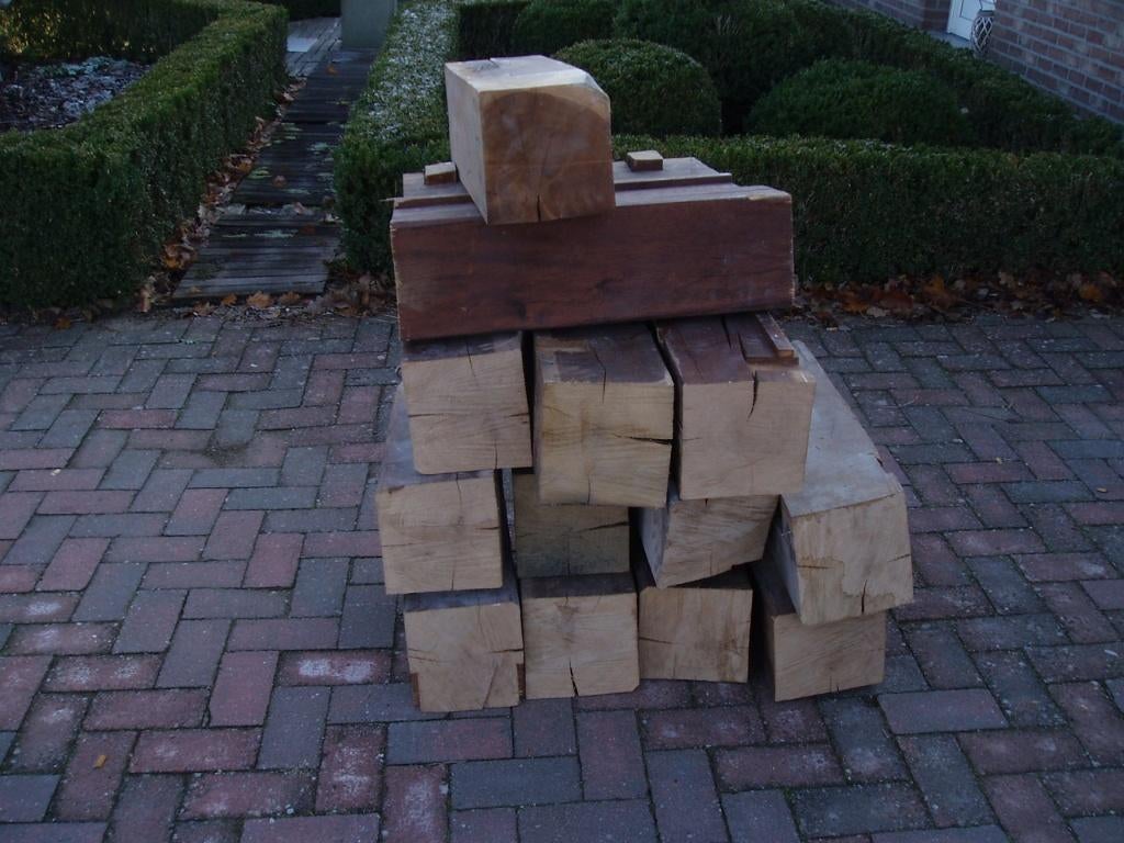 eik, Doe-het-zelf en Bouw, Ophalen, Eiken, 50 mm of meer, Balk