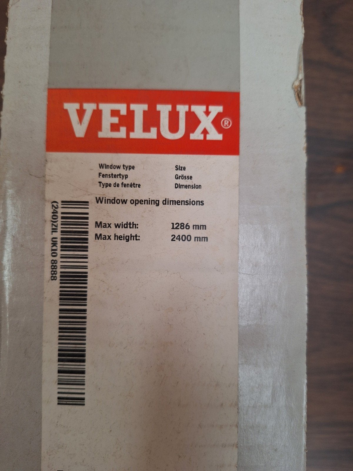 Vliegenraam Velux, Ophalen