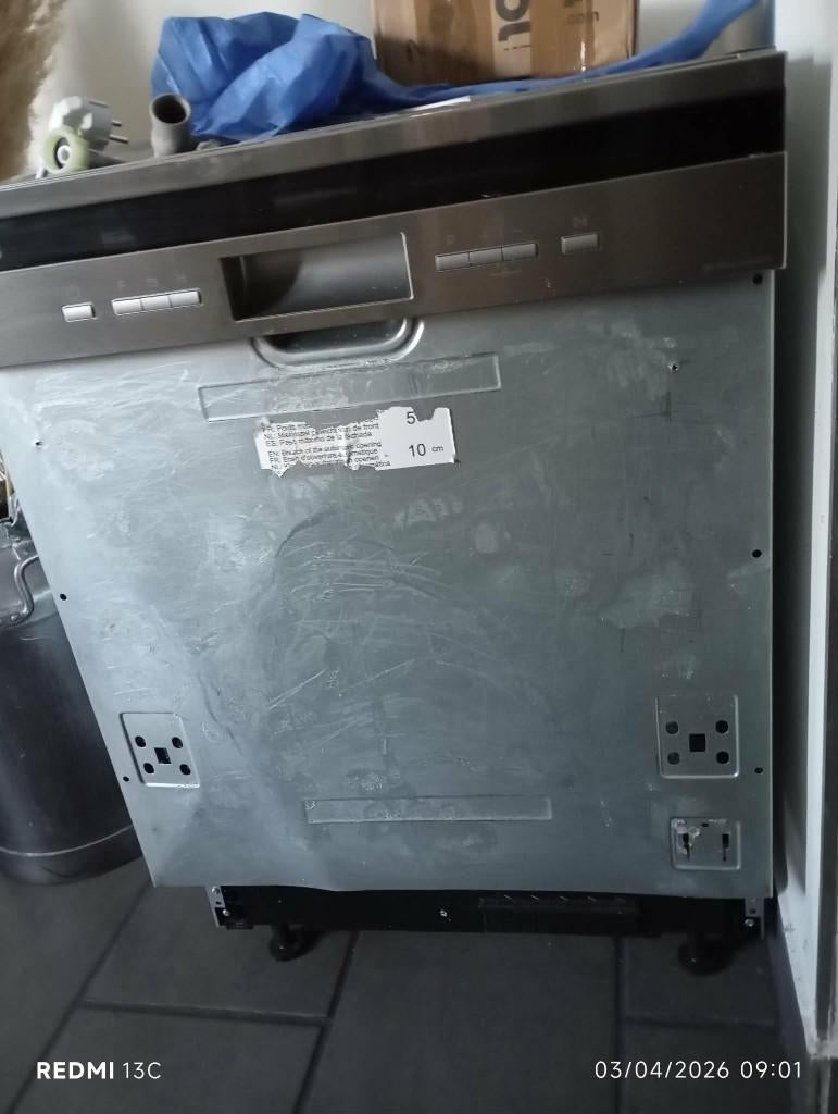 Lave vaisselle semis encastrable, Electroménager, Encastré, Comme neuf, Enlèvement, 10 à 14 litres