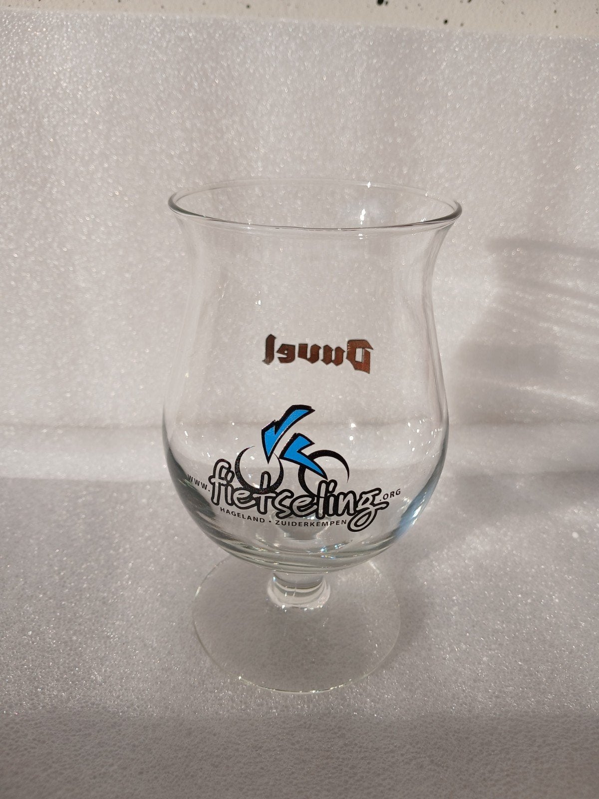 Zeldzaam Duvel Glas - Fietseling Hageland Zuiderkempen, Enlèvement ou Envoi, Comme neuf, Verre ou Verres, Duvel