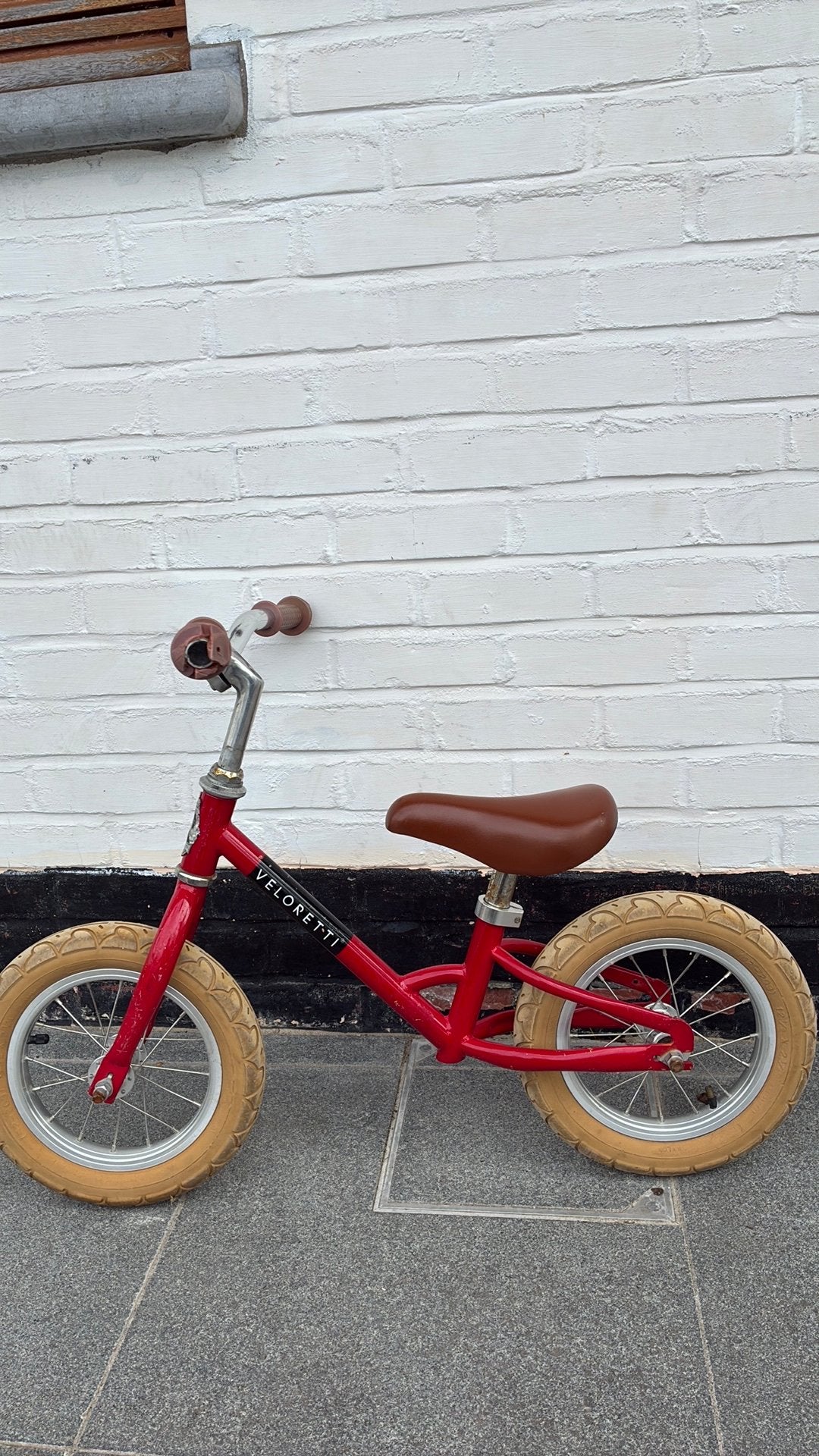 Rode loopfiets Veloretti, Ophalen, Gebruikt, Loopfiets